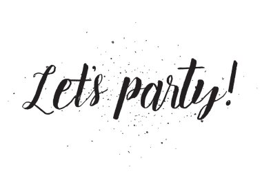 Parti yazıt sağlar. Hat sanatı ile tebrik kartı. Elle çizilmiş tasarım. Siyah ve beyaz.