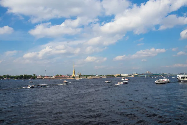 Sankt Petersburg Die Stadt Feiert Die Uefa Euro 2020 — Stockfoto