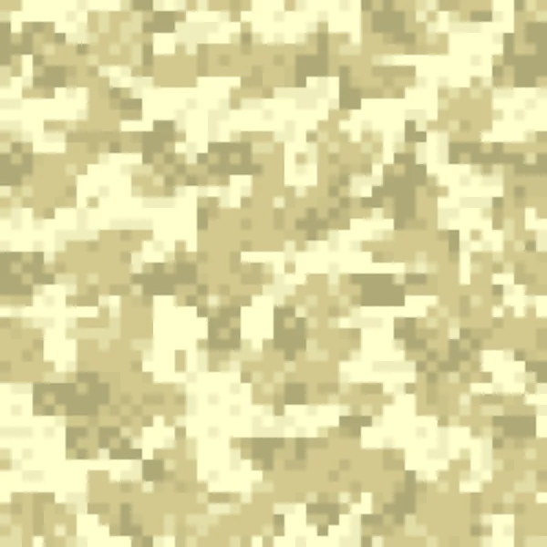 Desierto dígito camuflaje patrón sin costuras — Vector de stock
