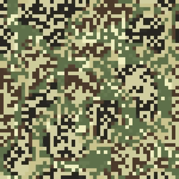 Chiffre camouflage motif sans couture — Image vectorielle