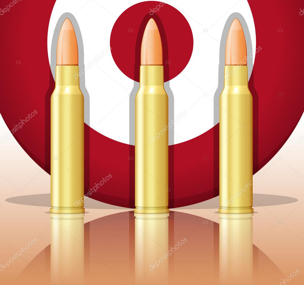 Bullets and target