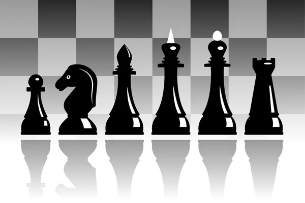 Serie di scacchi — Vettoriale Stock