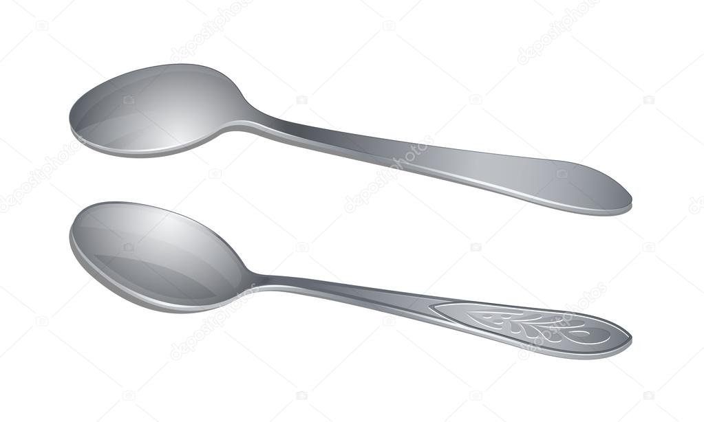 Pair of teaspoons