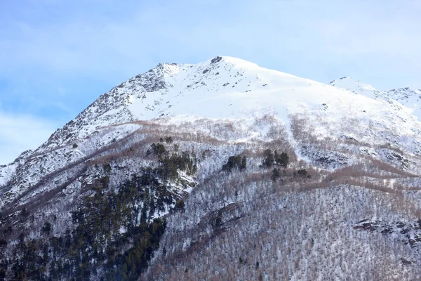 Magnífica Vista Las Montañas Poderosas Blancas Como Nieve Elbrus Estación —  Fotos de Stock