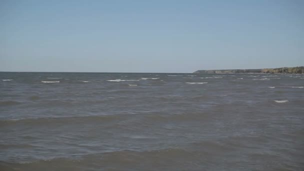 Панорама Сибирского моря — стоковое видео