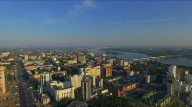 Rusya, Novosibirsk, Haziran 2015: Metropolis hava video