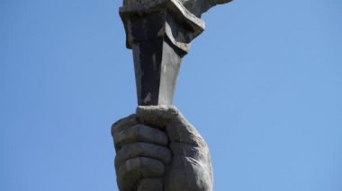 Rusya, Novosibirsk, 2016: Devrim meşale.