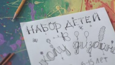 Yazı. Hat. Sanatsal mektup. Süslü yazı tipleri. Tablo sanatçı