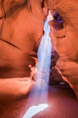 Arizona, ABD 'deki Navajo Bölgesi yakınlarındaki Antilop Kanyonu..
