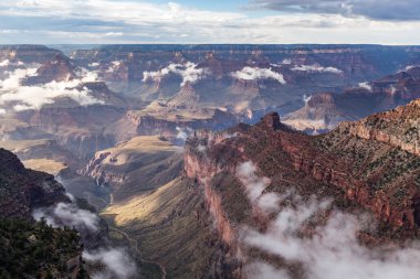 Görünüm Angel s iniş, Utah, ABD üstünden Zion National Park