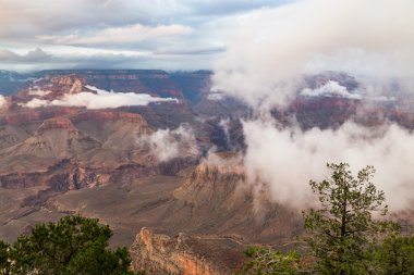 Grand Kanyon Milli Parkı, alacakaranlık, Arizona, ABD