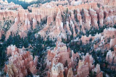 Görünüm melekler iniş, Utah, ABD üstünden Zion National Park