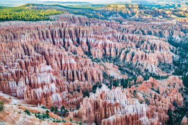 Görünüm melekler iniş, Utah, ABD üstünden Zion National Park