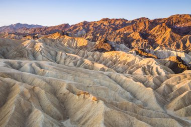 Günbatımında Mesquite düz kum tepeleri Ölüm Vadisi Milli Parkı, Kaliforniya, ABD