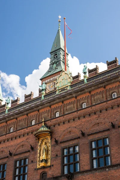 丹麦哥本哈根市政厅. — 图库照片