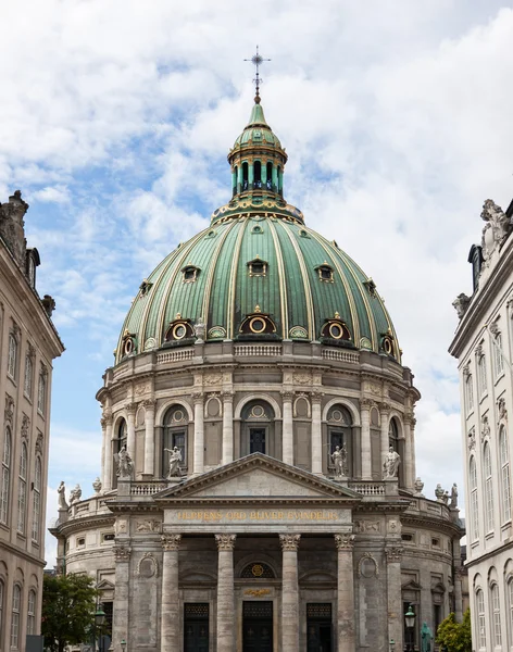 Frederik s kyrka, även känd som marmor kyrkan, Köpenhamn — Stockfoto