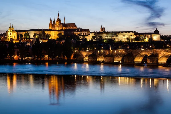 Prague at sunset — Stock Photo, Image