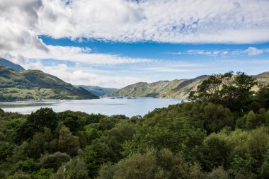 dağlık manzara İskoçya, İngiltere.