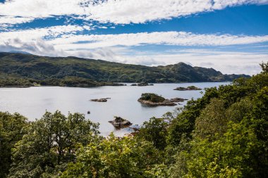 dağlık manzara İskoçya, İngiltere.