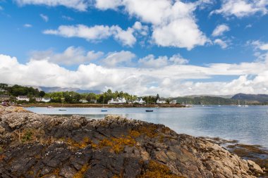 Plockton Köyü Highlands, İskoçya
