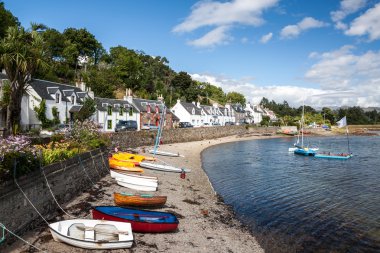 Plockton Köyü Highlands, İskoçya