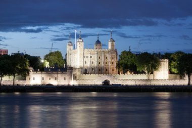 Tower of London at dusk, England, UK