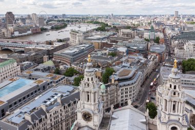 st paul Katedrali Londra manzarası