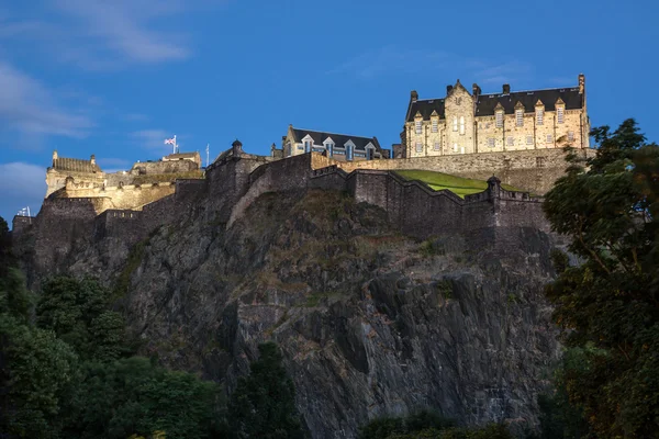 Edinburgh Castle at night, Scotland, UK — Stock Photo, Image