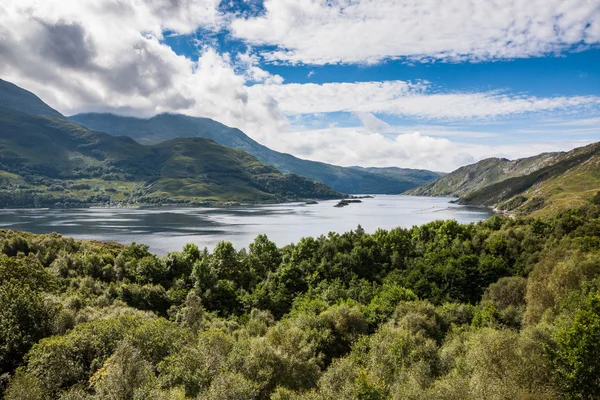 Krajobraz wyżyny w scotland, Wielka Brytania. — Zdjęcie stockowe