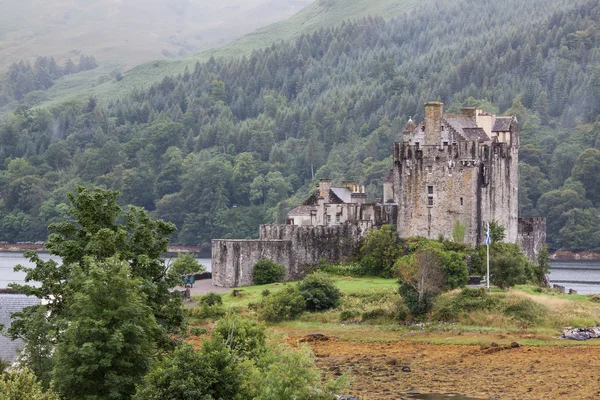 Zamek Eilean Donan, Szkocja, Wielka Brytania — Zdjęcie stockowe