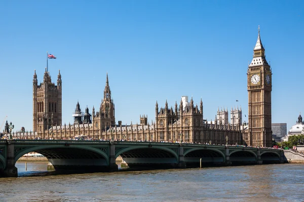 Casas del Parlamento y Big Ben, Londres — Foto de Stock