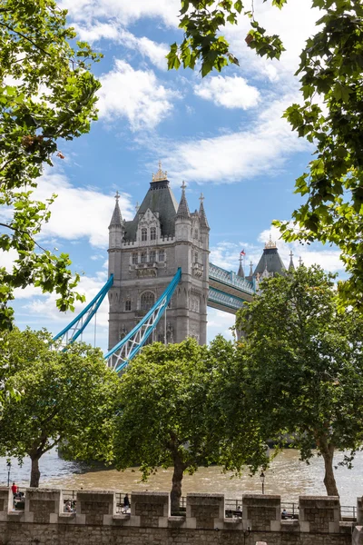 Tower Bridge from the Tower of London, UK — Stock Photo, Image