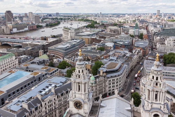 Horizonte de Londres da Catedral de São Paulo — Fotografia de Stock