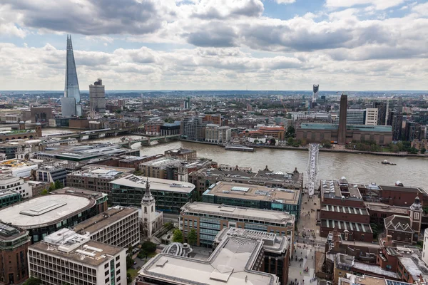London skyline from St Paul 's Cathedral — стоковое фото
