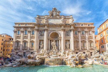 trevi Fountain Roma, İtalya 'da