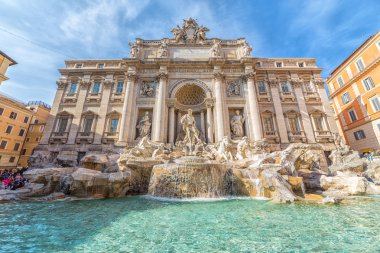 trevi Fountain Roma, İtalya 'da