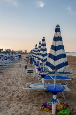 Yaz plajı manzarası