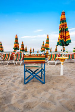 Yaz plajı manzarası