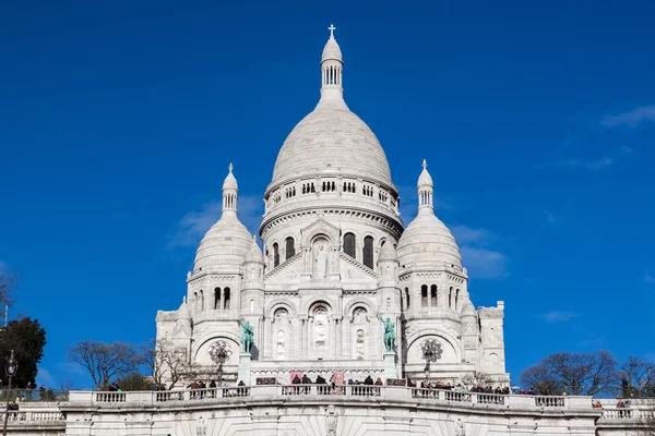 Basílica del Sacre-Coeur en París, Francia . — Foto de Stock