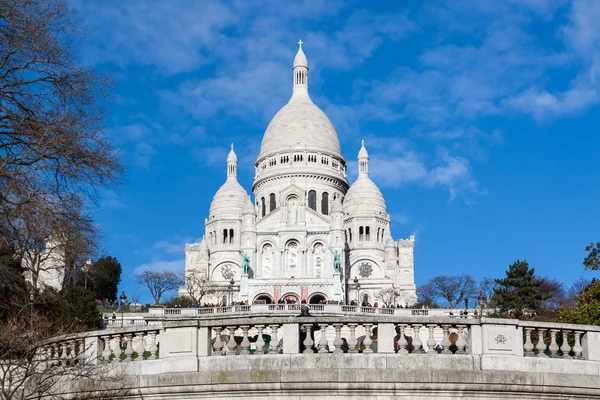 Bazilika Sacré coeur v Paříži, Francie. — Stock fotografie
