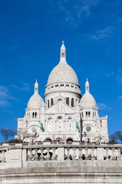 Basilica del Sacro Cuore a Parigi, Francia . — Foto Stock