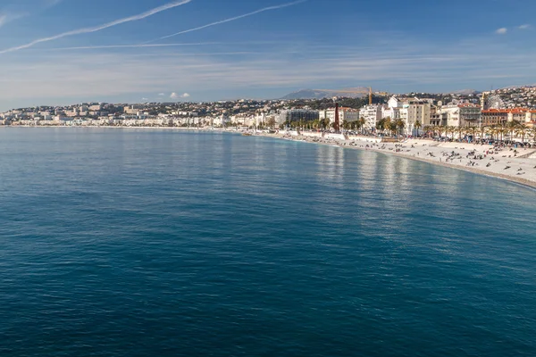 Vista de Niza en la Riviera francesa, Francia — Foto de Stock