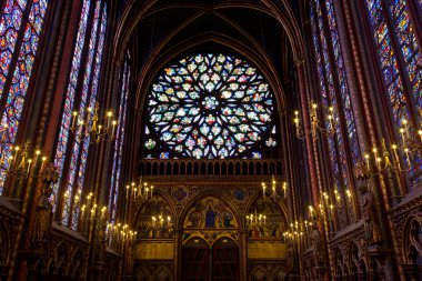 Sainte-Chapelle, Holy Chapel, in Paris clipart