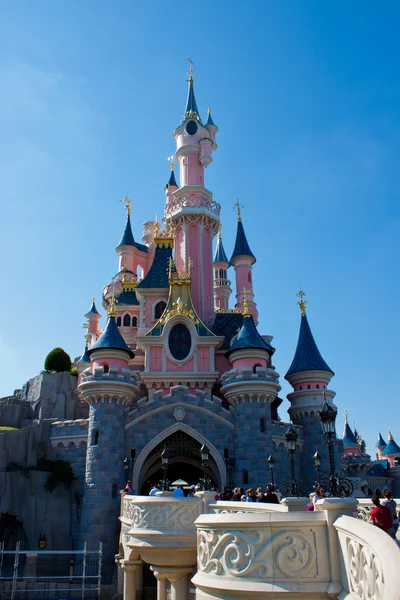 Disneyland Paříž hrad — Stock fotografie