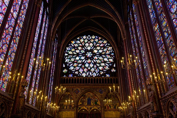 Sainte-Chapelle, Capela Santa, em Paris — Fotografia de Stock