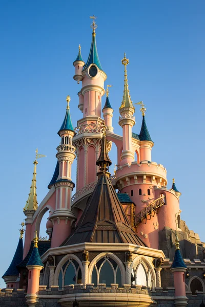 Disneyland Paris Castle in a sunny day — Stock Photo, Image