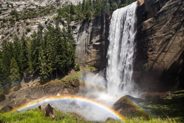 İlkbahar sonbahar Yosemite Milli Parkı, Kaliforniya, ABD.