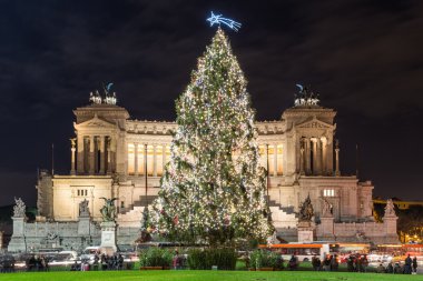 Noel Altare della Patria Roma, İtalya