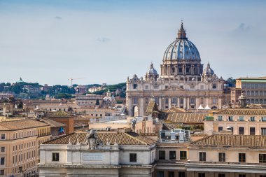 Roma Castel Sant'Angelo'nın manzarası