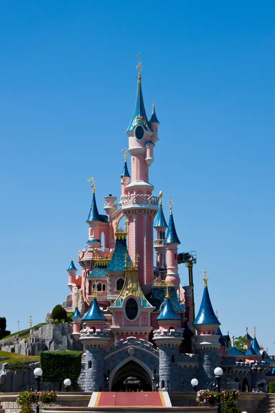 Disneyland Paris zamek, Paryż, Francja — Zdjęcie stockowe